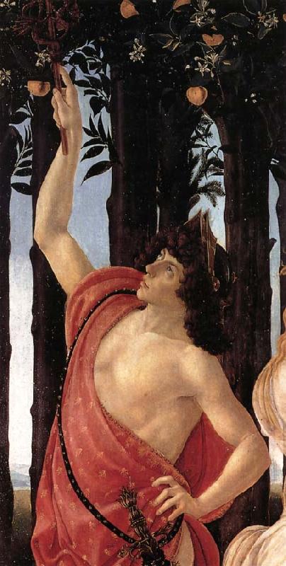 Sandro Botticelli Details of Primavera-Spring